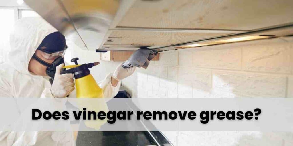 Does vinegar remove grease